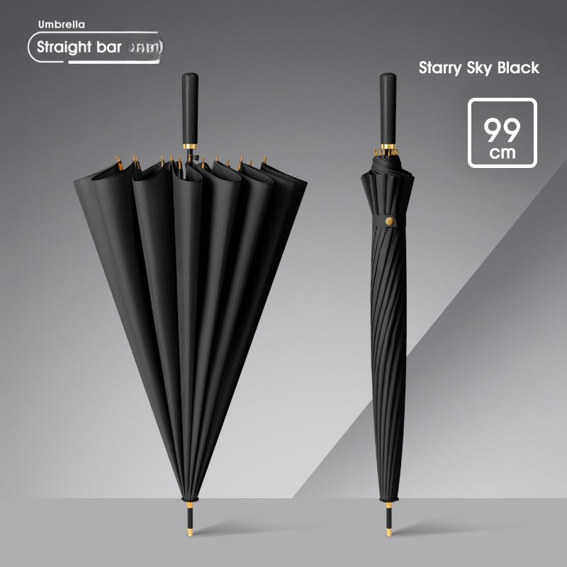 Golf Umbrella Large - Paraguas Recto de 24 Varillas para