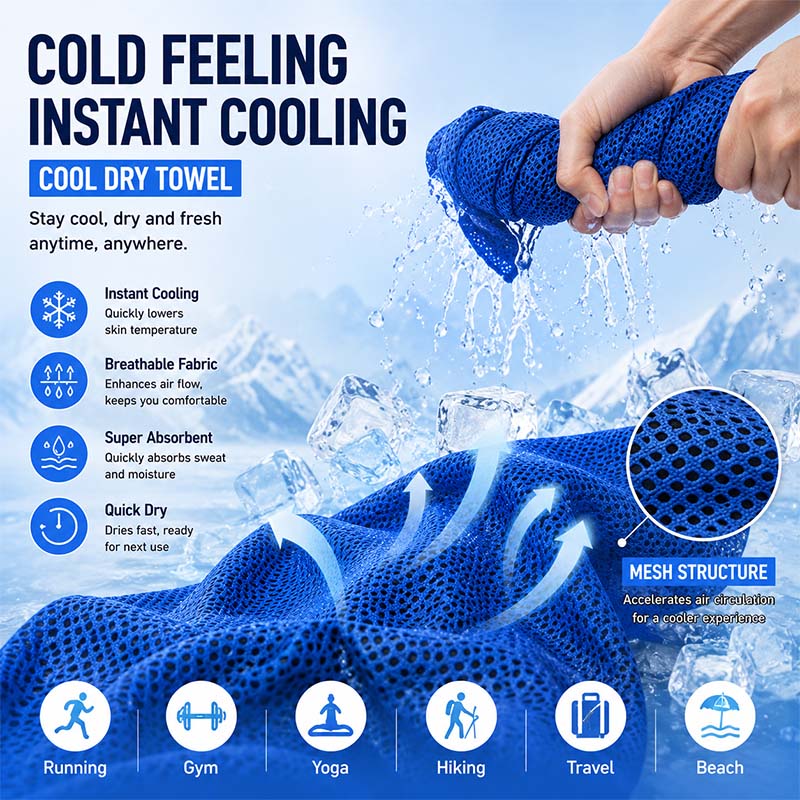 Toalla de Enfriamiento Instant - Golf Towel reseña y precio