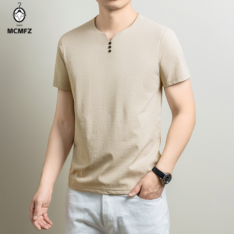 Camiseta Henley básica para ho - Golf Tees reseña y precio